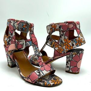 Laurence Dacade Floral Multicolor Heels